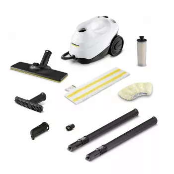 Limpadora a vapor Kärcher SC 3 EasyFix — 1900 W, depósito de 1 L, 3,5 bar, mangueira de 2,2 m