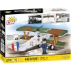 Conjunto de construção Cobi Blocks Nieuport 17 C.1 277 peças — kit de avião modelo, conjunto de blocos de encaixe colecionável