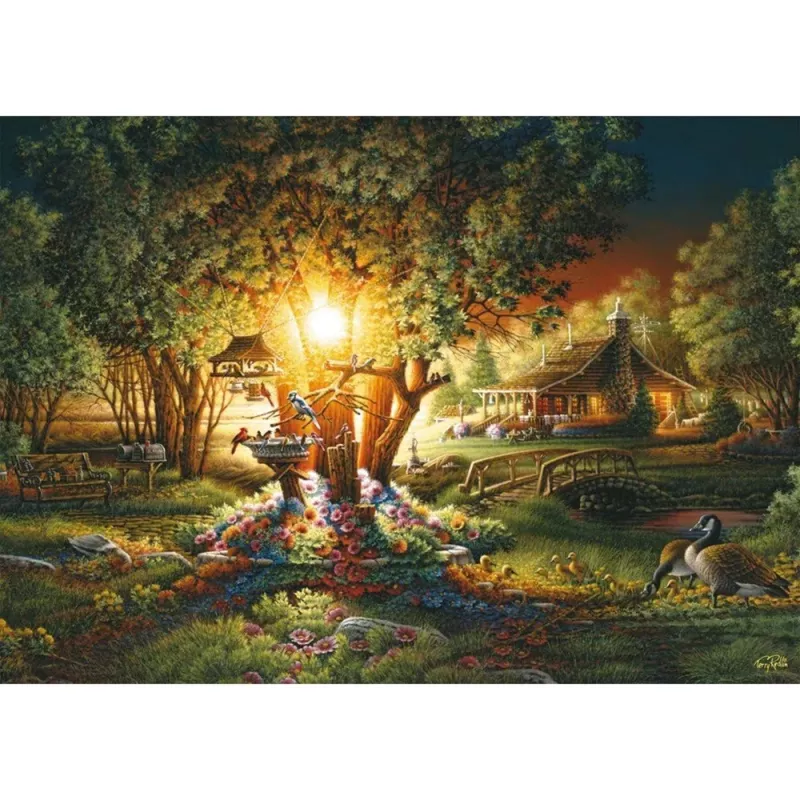 Terry Redlin: Magnificent Spring Glow, Puzzle 1000 peças