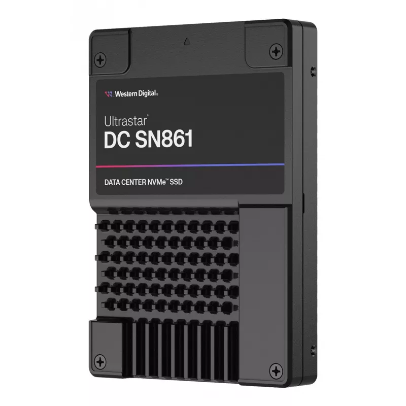 WD Ultrastar DC SN861 WUS6BA138PSP9X1 - SSD - centro de dados - 3,84 TB - interno - 2,5 polegadas (6,4 cm)