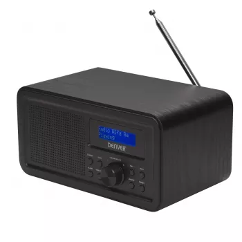 DENVER DAB-30 preto rádio pessoal
