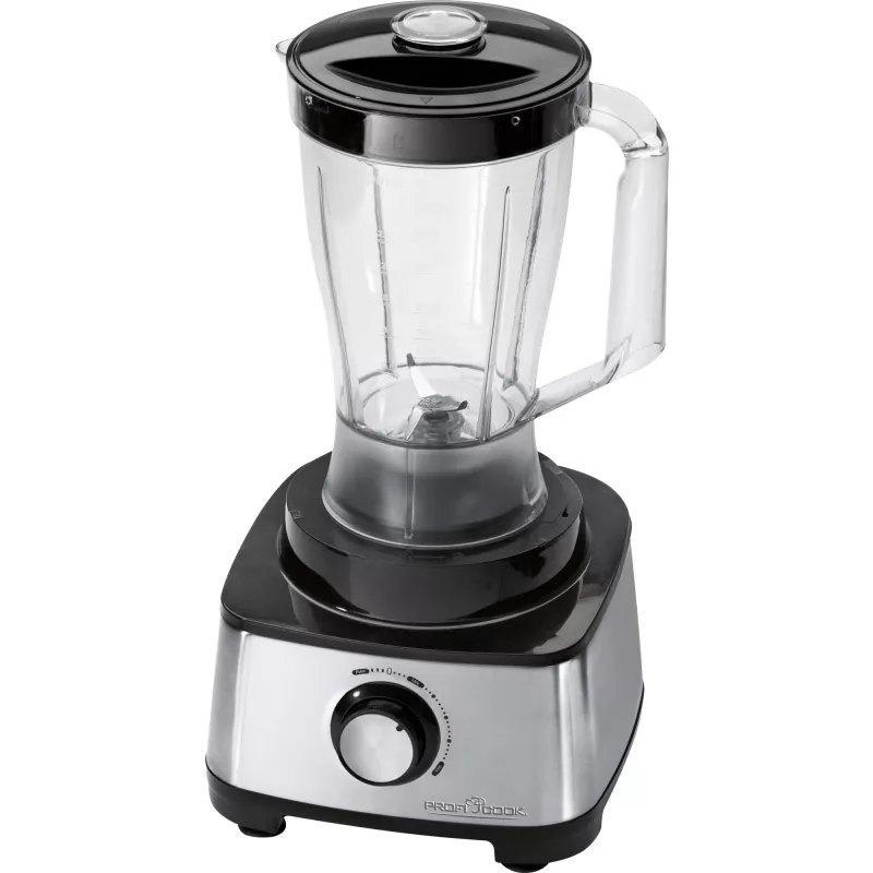 Robot de cozinha ProfiCook PC-KM 1063 1200 W 1,75 L preto, aço inoxidável