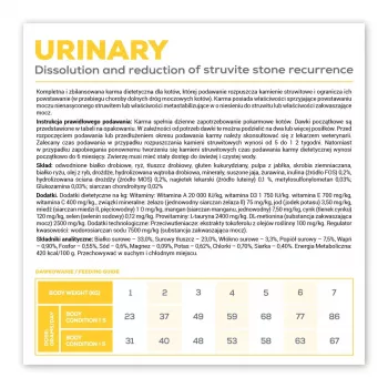 Comida seca para gatos VETEXPERT Veterinary Diet Urinary, 2 kg — aves, 33 % proteína, 23 % gordura