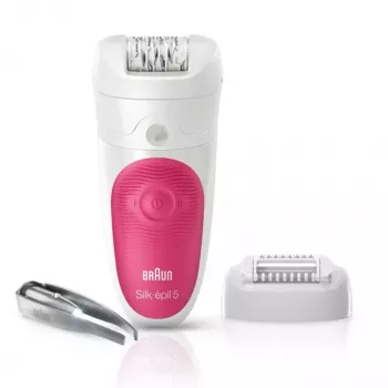 Depiladora Braun Silk-epil 5 5-500 SensoSmart, rosa/branco