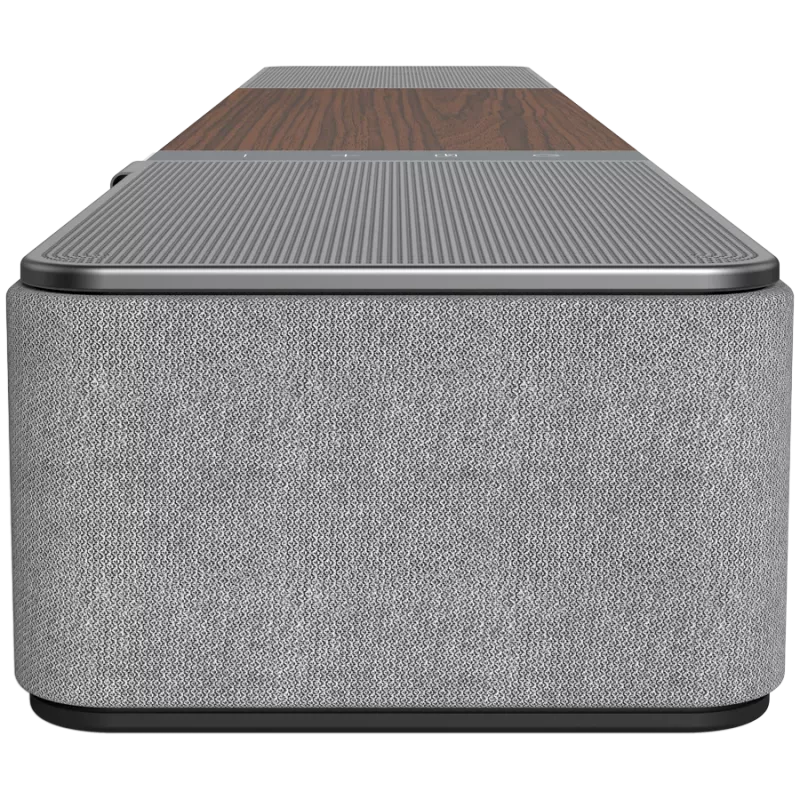 Barra de som KLIPSCH Flexus CORE 100 — 2.1 canais, 100 W, subwoofer integrado, cinzento/nogueira