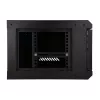 EXTRALINK LITE 4U 530X400 Armário de rack de parede preto com prateleira