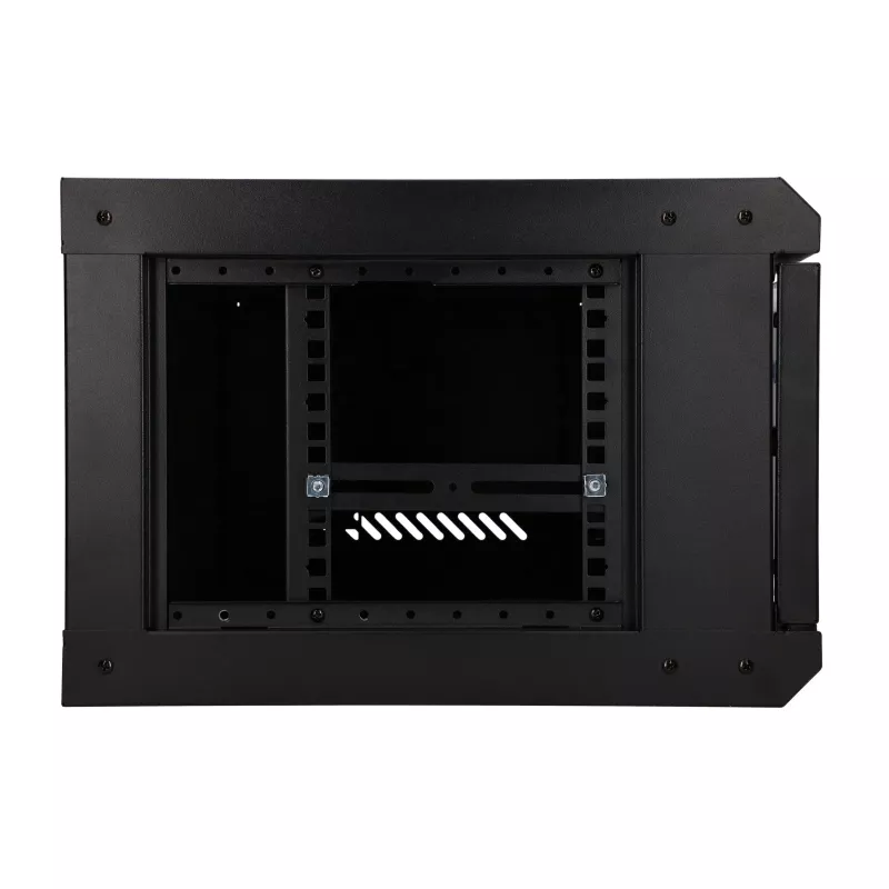 EXTRALINK LITE 4U 530X400 Armário de rack de parede preto com prateleira