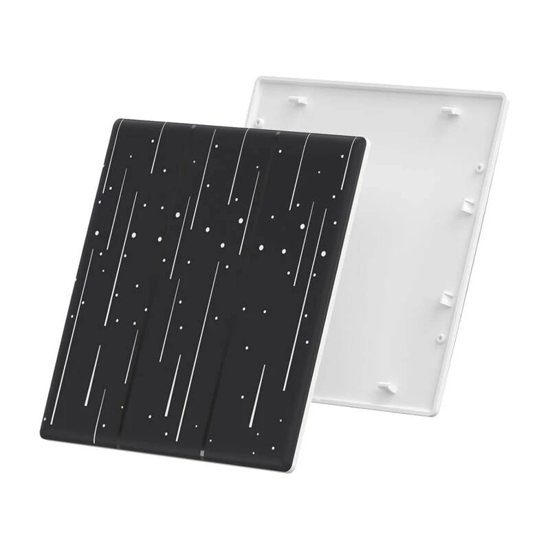 Cobertura decorativa para interruptor tátil Sonoff T5-3C-86 — padrão estrela, painel de parede
