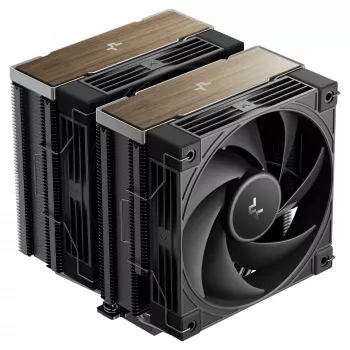 Arrefecedor de ar DeepCool AK620 G2, ventoinha de 120 mm, compatível com LGA1700/1200/115x e AM4/AM5, preto, 144×127×159 mm