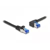 Cabo de rede DeLOCK RJ45 Cat.6A S/FTP 2m preto