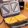 Cecotec Máquina de sandes | Rock’nToast 4in1 | 1000 W | Número de placas 4 | Preto