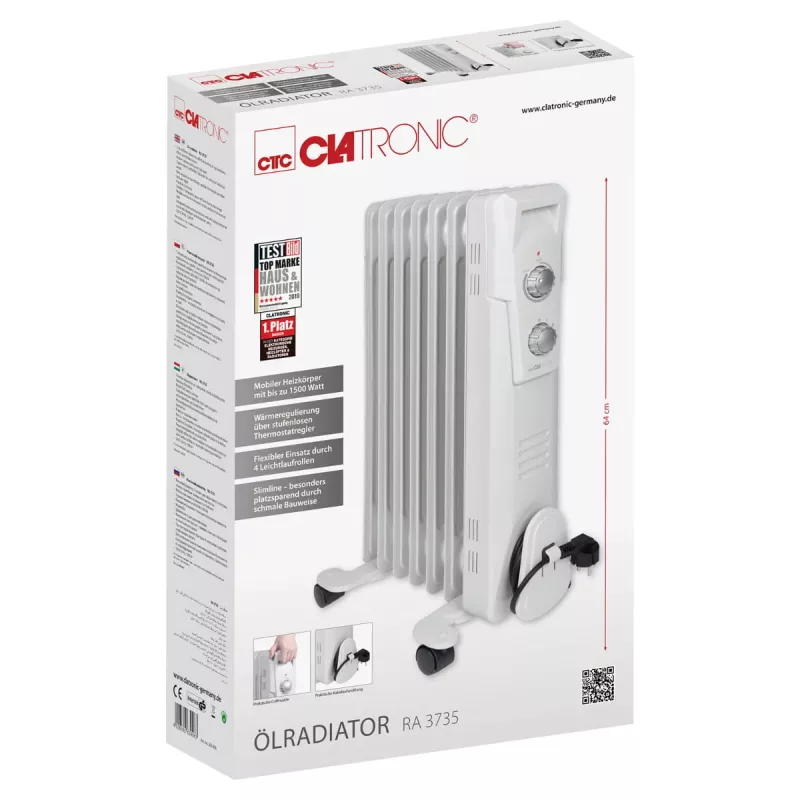 Termoventilador a óleo Clatronic RA 3735