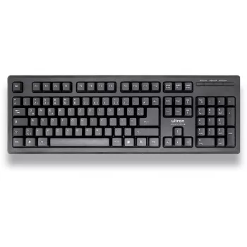 Conjunto de teclado e rato com fios Ultron UMC-200, preto