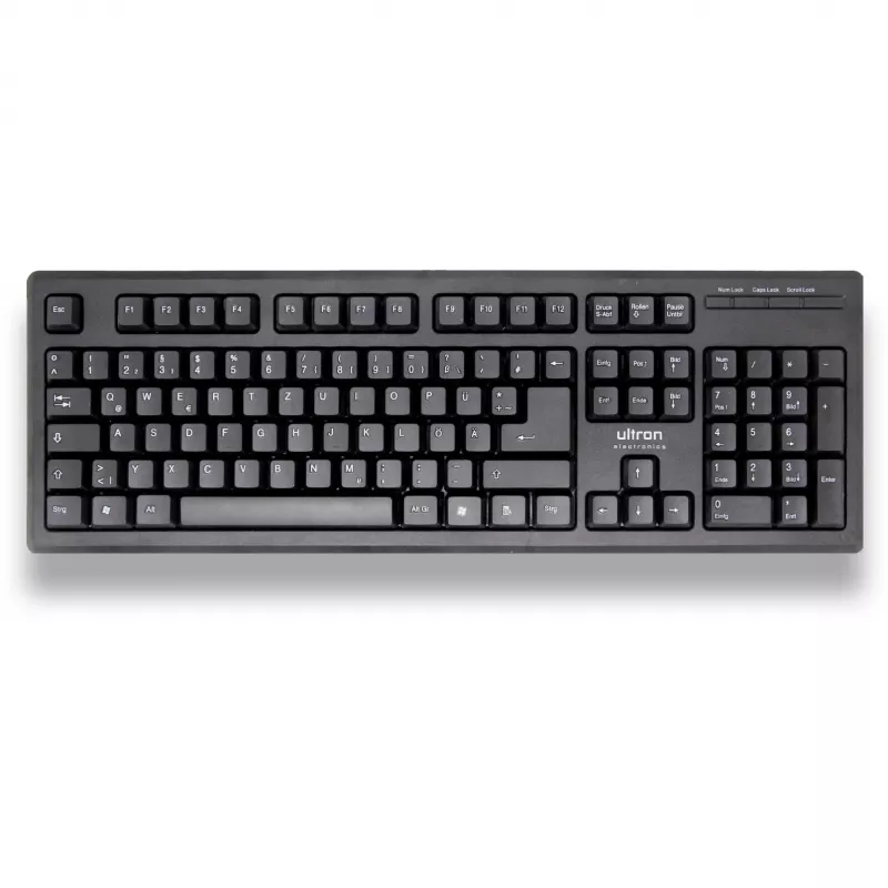 Conjunto de teclado e rato com fios Ultron UMC-200, preto