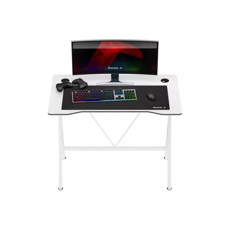 Huzaro Hero 1.4 branca - Secretária gaming, branca