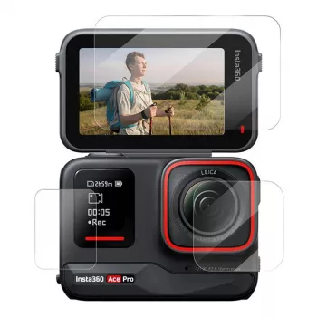 Película de vidro temperado Telesin S6-FLM-02-TIS para Insta360 Ace Pro Ace — Modelo S6-FLM-02-TIS
