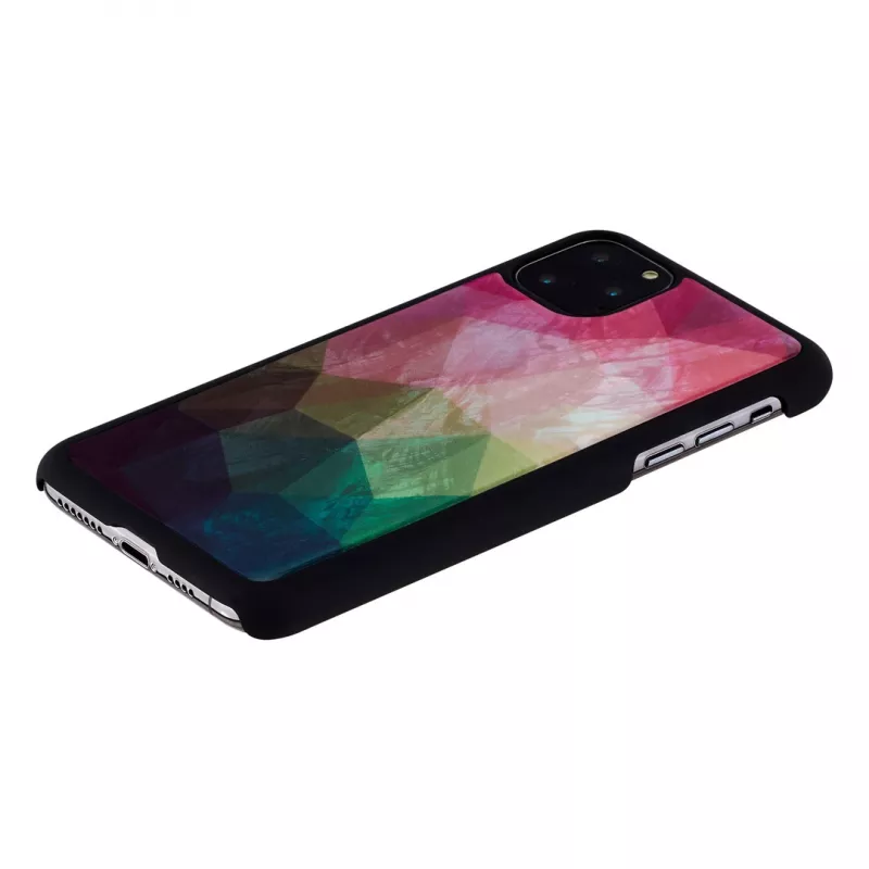 Capa protetora iKins para iPhone 11 Pro Max – Water Flower Preto
