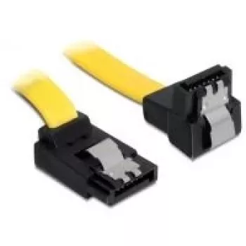 Cabo SATA macho/macho DeLOCK 82822 0,7m amarelo