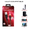 Cabo de carregamento USB-C SUBSONIC SA5601 3 m – compatível com PS5, Xbox, Nintendo Switch