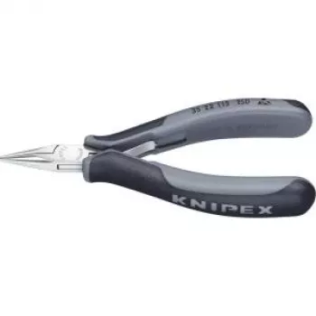 Pinça de precisão KNIPEX ESD para eletrónica – pinça de precisão para trabalhos de montagem fina, por exemplo em eletrónica e mecânica de precisão – para agarrar, segurar e dobrar – versão El