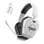 Headset com fios/sem fios Onikuma GT883 branco — ligação Bluetooth e por cabo, design over-ear
