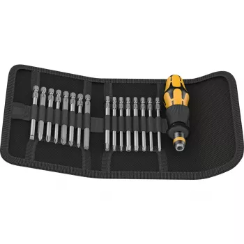 Wera Kraftform Kompakt 60 ESD - suporte manual com conjunto de bits - 17 peças (05051043001)