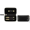 Conjunto de manicure ZWILLING Twinox Gold Edition 97746-004-0, estojo de couro preto, 3 peças