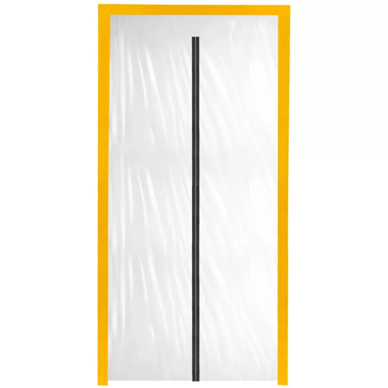 Porta de proteção contra pó para obras XXL, cortina de pó 230x135 reta