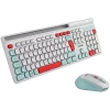 CANYON HSET-W5 EN teclado + rato AAA+AA sem fios branco