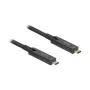 Cabo USB DeLOCK USB 3.2 Gen 2 10m USB-C preto 84257