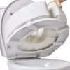 Assento de sanita elevado macio, 10 cm
