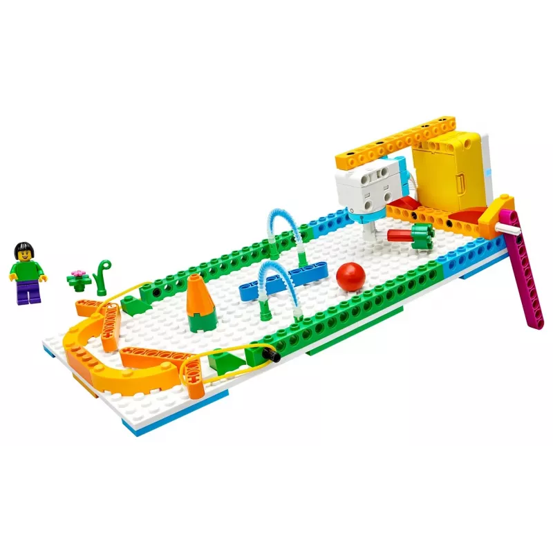 LEGO Education SPIKE Essential Set A+ 45345 – conjunto de robótica educativa e programação, 449 elementos, a partir dos 6 anos