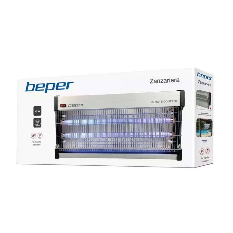 Chaleira Beper VE.702 1,7 L 2200 W, elemento de aquecimento em aço inoxidável, jarro sem fios