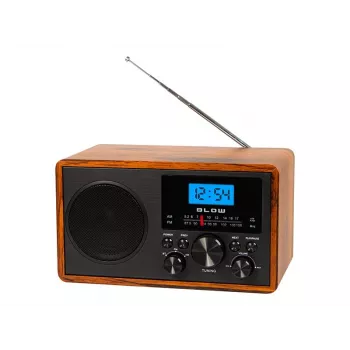 Rádio portátil analógico AM/FM BLOW RA9 V.2 — receção AM e FM, a pilhas, sintonização analógica