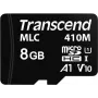 Transcend 410M cartão de memória flash 8 GB A1 Video Class V10 UHS-I U1 Class10 microSDHC UHS-I