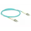 Cabo de fibra ótica DELOCK LC para LC multimodo OM3 2 m