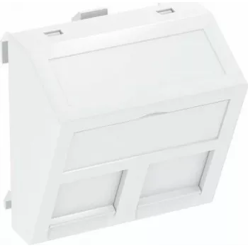 OBO Bettermann suporte de técnica de dados DTS-2RM RW1 para 2 módulos Type RM branco puro (6119298)