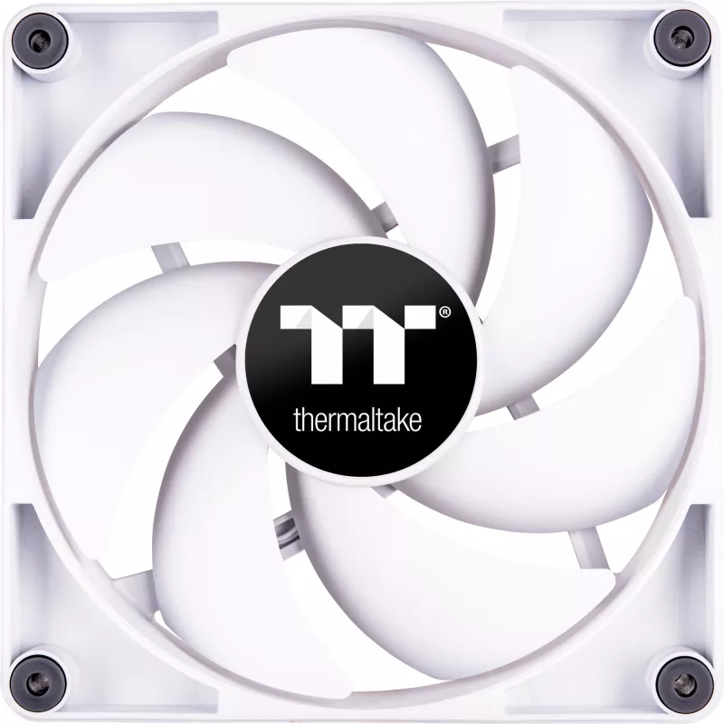 Ventoinha de caixa Thermaltake CT120 120mm branca pack de 2