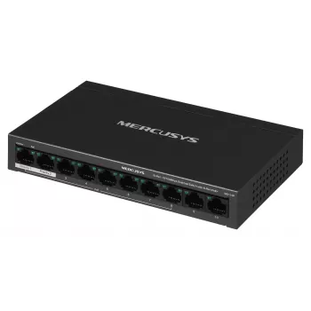 Switch Mercusys MS110P 10 portas 10/100Mbps POE+ 8 portas (versão 1.0)