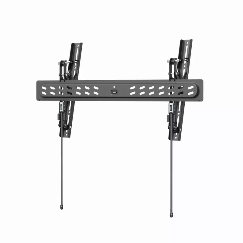 Suporte de parede de TV Gembird Série PRO para ecrãs de 95 polegadas (2,41 m), inclinável 0–12°, carga máx. 60 kg, VESA 200x200–800x400, preto