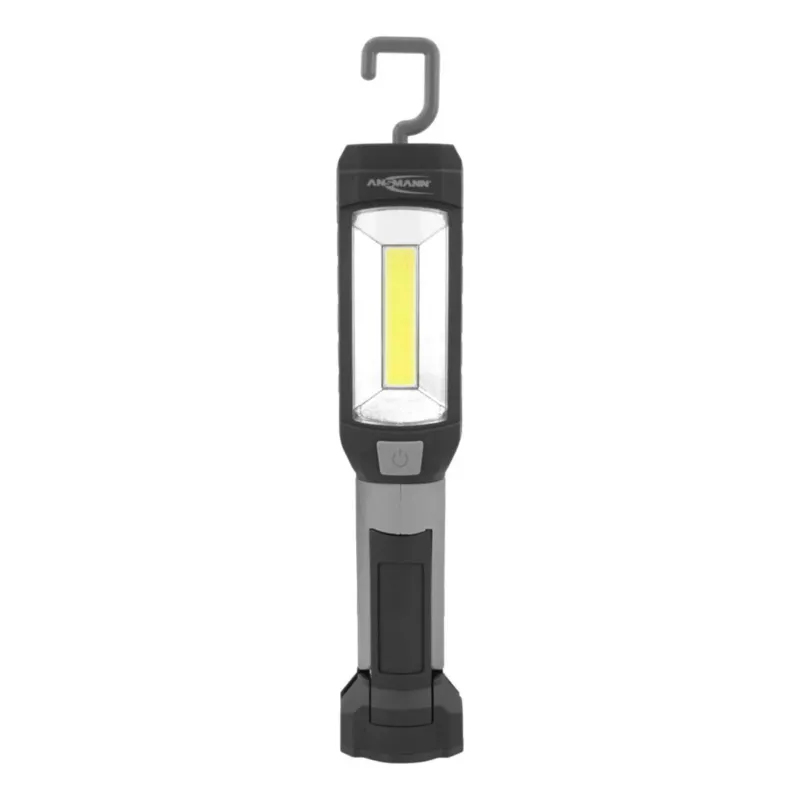 Ansmann WL230B, lanterna, preto, cinzento, IP20, LED COB, 2 lâmpadas, 230 lm