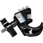 Gancho de teatro EUROLITE TH35-75 preto aço para rigging e suspensão