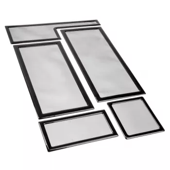 Filtro de poeira DEMCiflex 0677 para CaseLabs Bullet BH7, preto, pack de 5