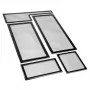 Filtro de poeira DEMCiflex 0677 para CaseLabs Bullet BH7, preto, pack de 5