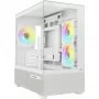 Caixa Sharkoon MK7 ARGB mATX 2x vidro branca