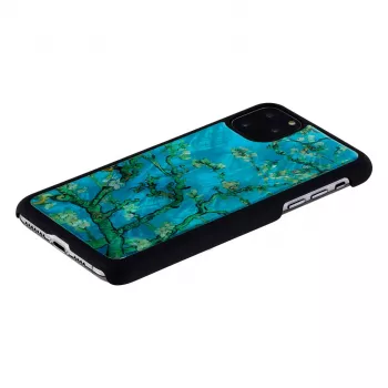 Capa protetora iKins para iPhone 11 Pro Max – Almond Blossom Preto