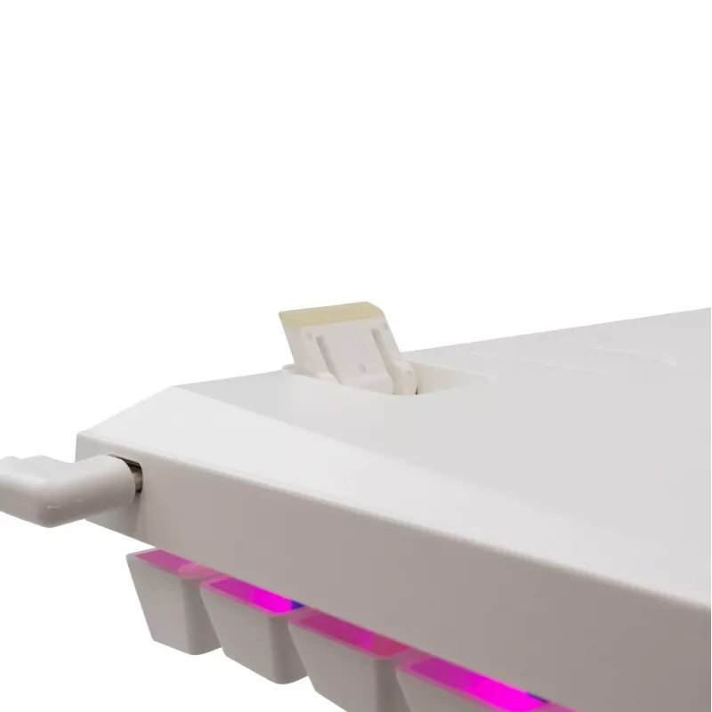 Teclado mecânico White Shark Wakizashi-2 US Red Switch, Tenkeyless/layout US, branco