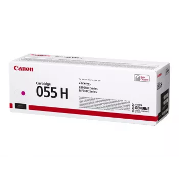 Cartucho de toner Canon 055H 1 unid. original magenta