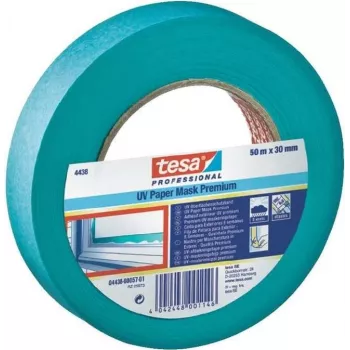 Fita de mascarar Tesa 4438-15-00 resistente a UV, 50 m de comprimento, 15 mm de largura