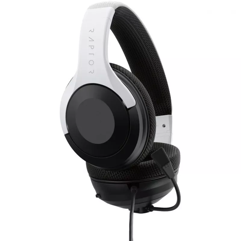 Headset Raptor Playstation 5 H300 branco jack 3,5 mm
